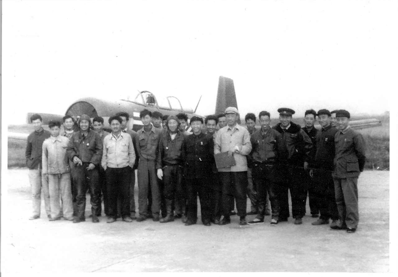 Nanchang CJ-6A Test Pilot and Development Team Year of 1958